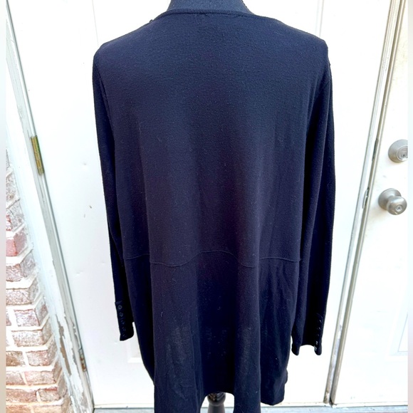 B.L.E.U., Long Sleeve, Tunic, Black, Size 1X - Picture 2 of 4